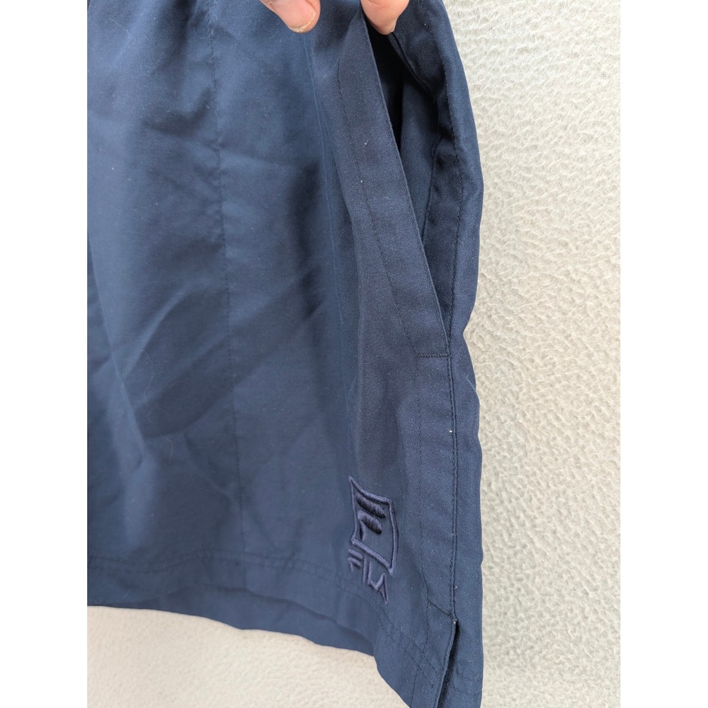 Fila Vintage Athletic Shorts Men's Size M Embroidered Logo Navy Blue Hong Kong - Picture 7 of 13